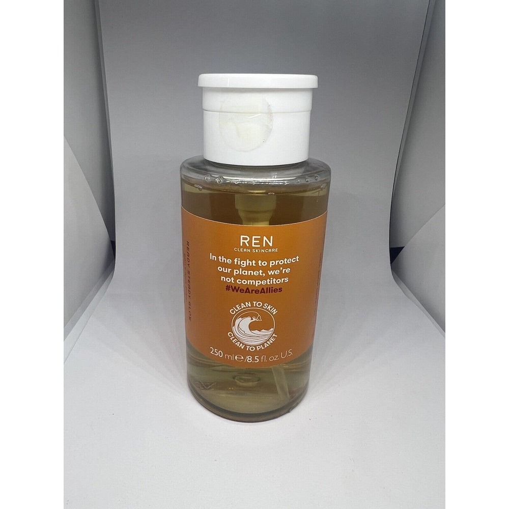 REN Clean Skincare READY STEADY GLOW DAILY AHA TONIC 8.5 fl oz *NEW & SEALED